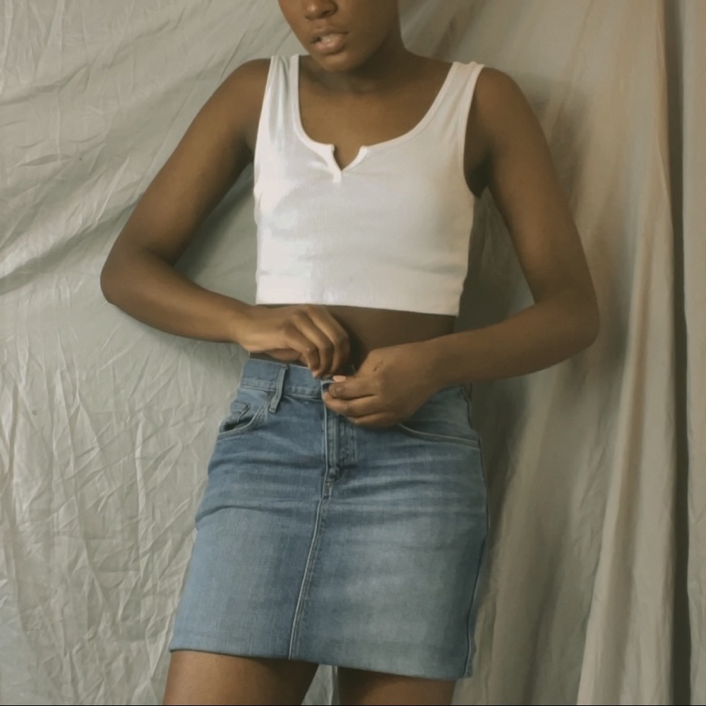 &Skirt Denim Skirt